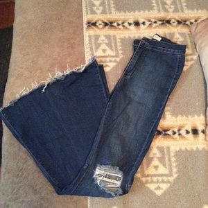 Vibrant MIU Flare Jeans